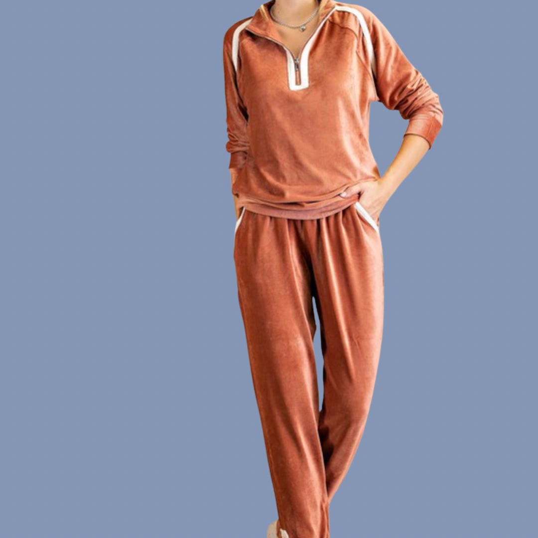Terry Cotta Fly Ribbed Set