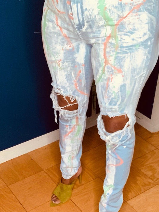 Paint Me Pretty Jeans