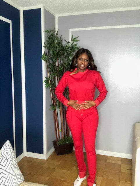 Rockin' Red Jogger Set