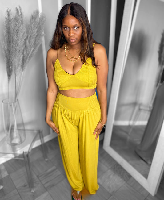 Gold Goddess Pants Set