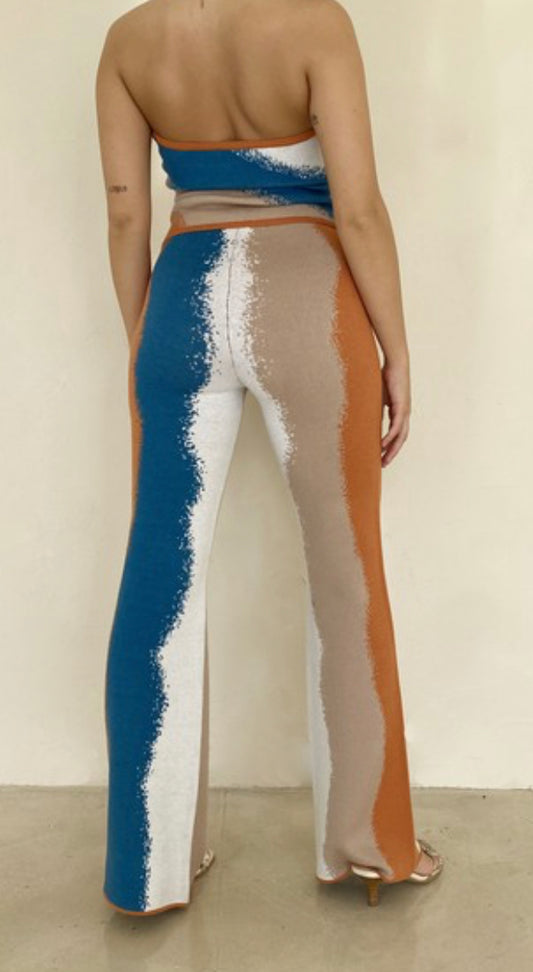 Orange Multi Knit Pants