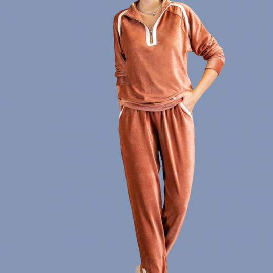 Terry Cotta Fly Ribbed Set